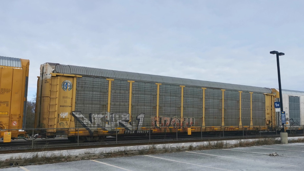 BNSF 23740 (Body) TTGX 986779 (Flat)